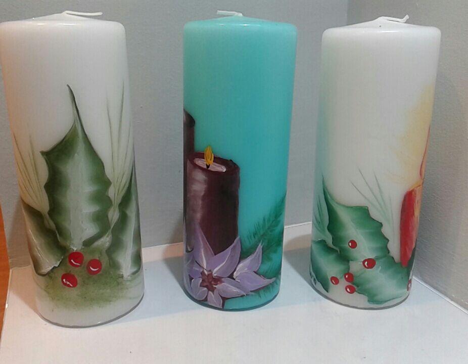 Vistas de velas de Navidad 1