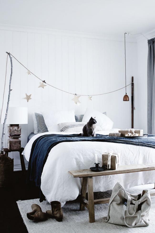 Cozy Christmas dormitorio