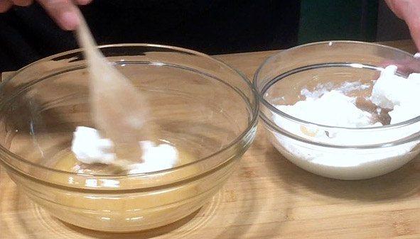 Agregamos la clara montada