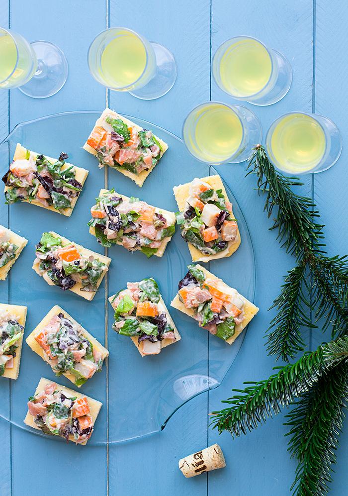 aperitivo de navidad, light