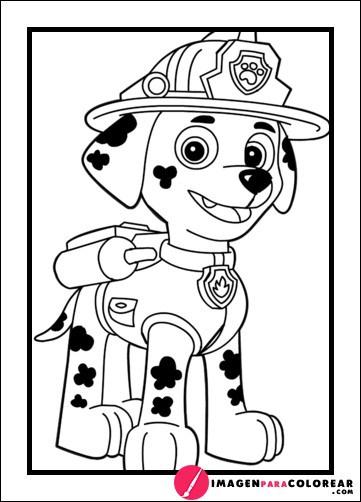 Marshall Para Colorear
