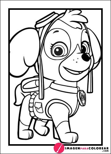 Dibujo Patrulla Skye