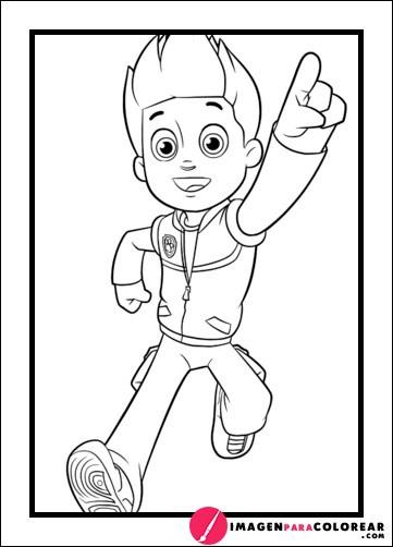 Ryder Patrulla Canina Dibujo