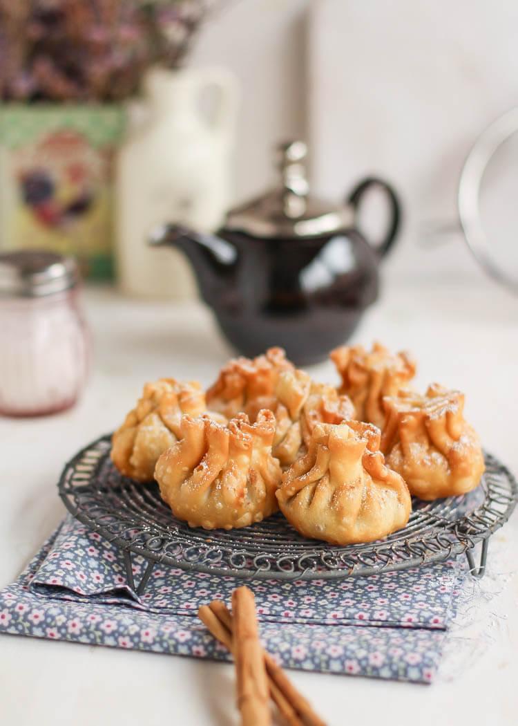 Pintando las nubes (pasteles de cabello de ángel)