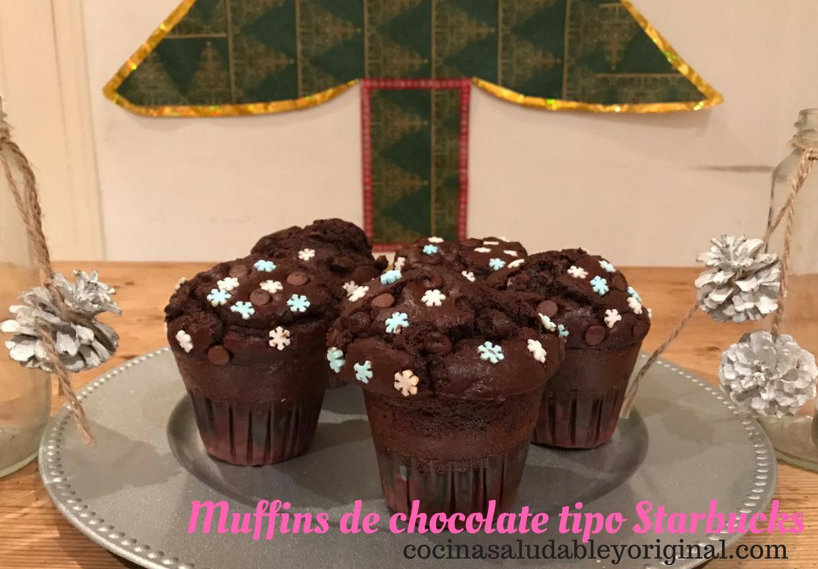 muffins de chocolate grandes