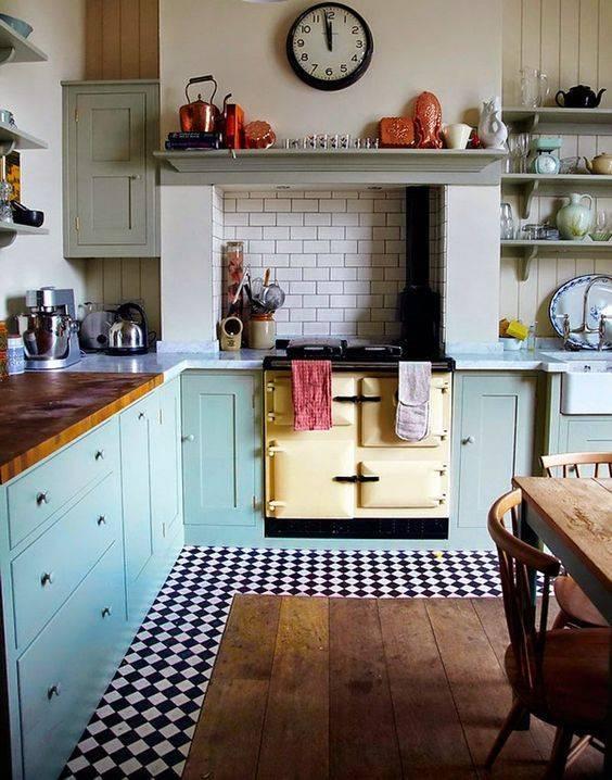 20 ideas para la decoración de cocinas vintage | Decoración