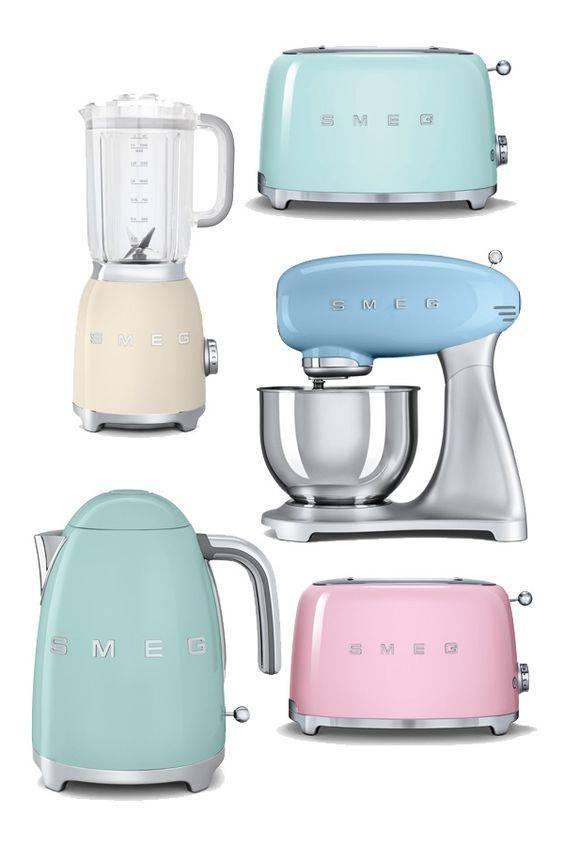 electrodomésticos para cocina vintage