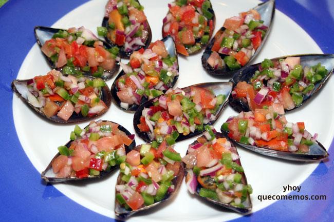 salpicon de mejillones