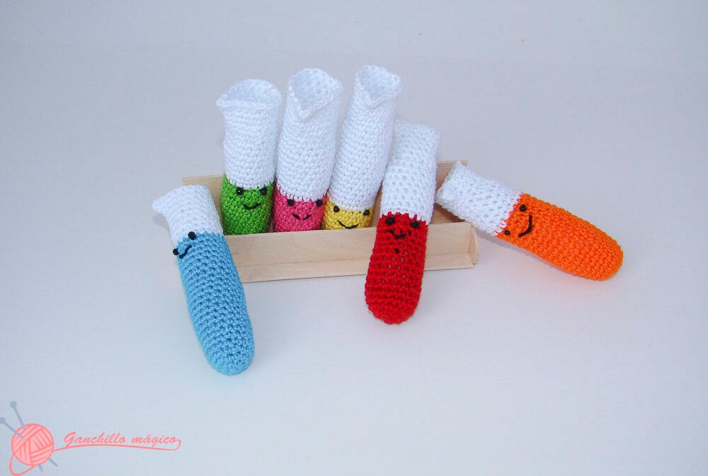 Laboratorio quimico en ganchillo 1