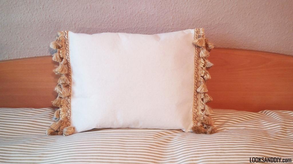 DIY~ Cojines fáciles paso a paso. Especial Navidad. LOOKSANDDIY.COM