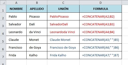 como unir celdas en excel tutorial