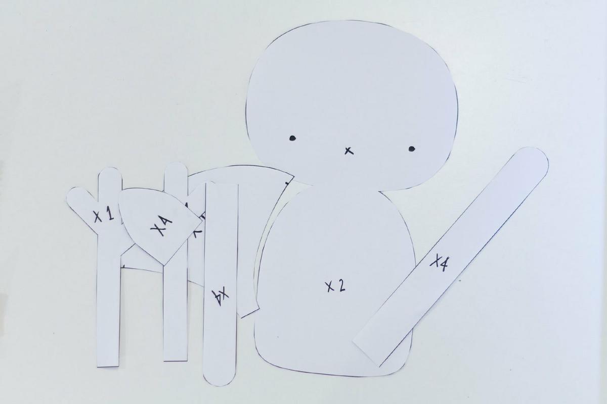 Muñeco de Trapo DIY - Visto en "I am a Mess Blog"