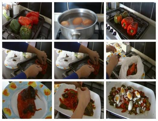ensalada-de-pimientos-asados-elaboracion