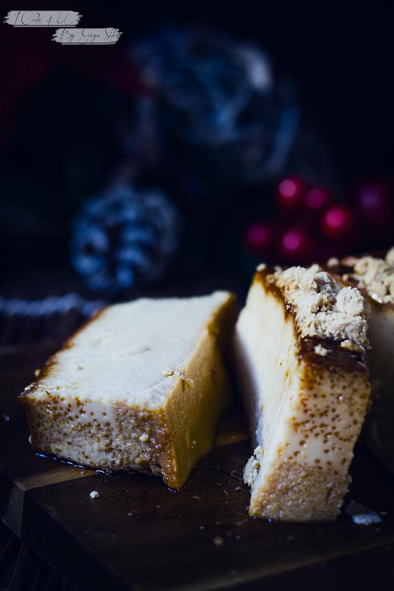 Flan de Turrón de Cacahuete