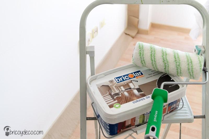 renovar con pintura y rodillo 