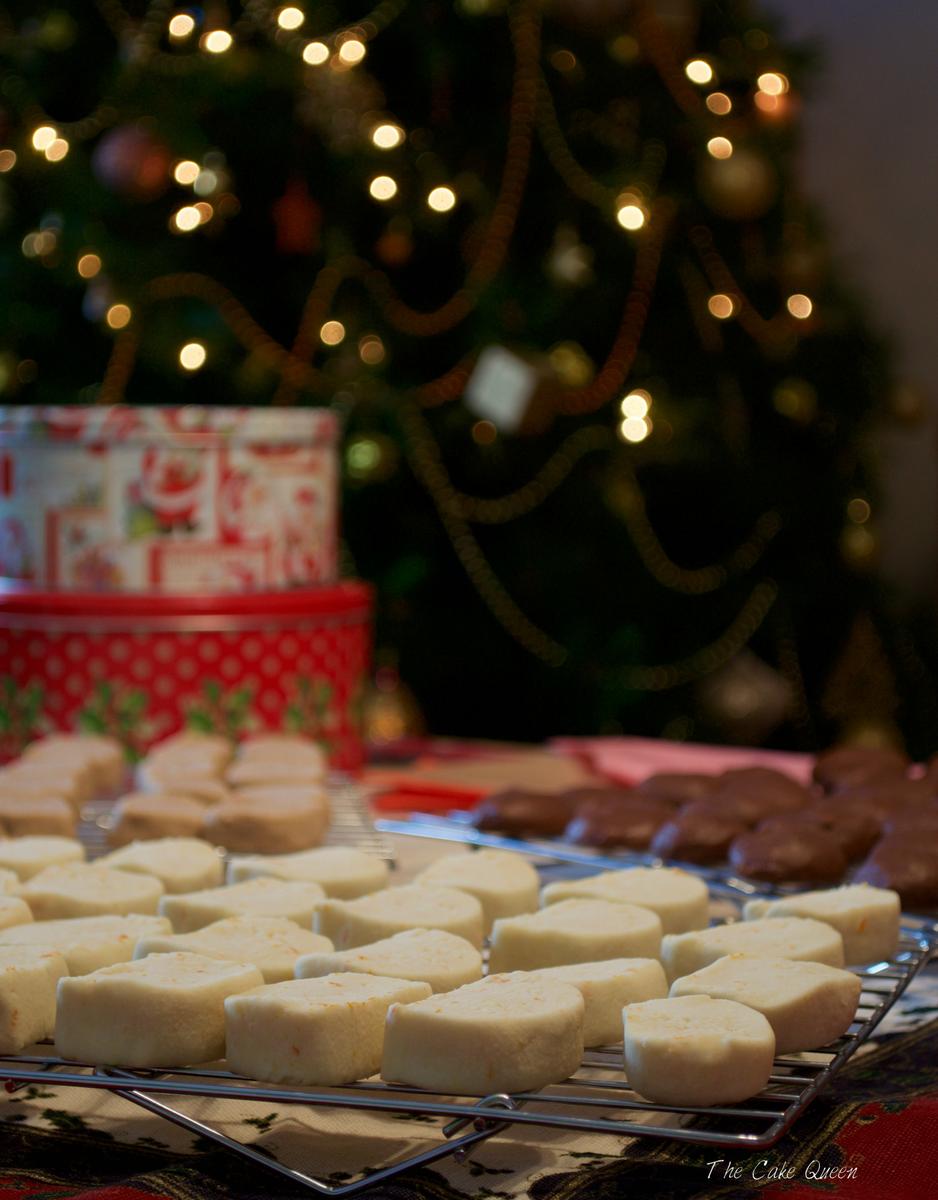 mis mantecados de naranja, nutella y almendras 