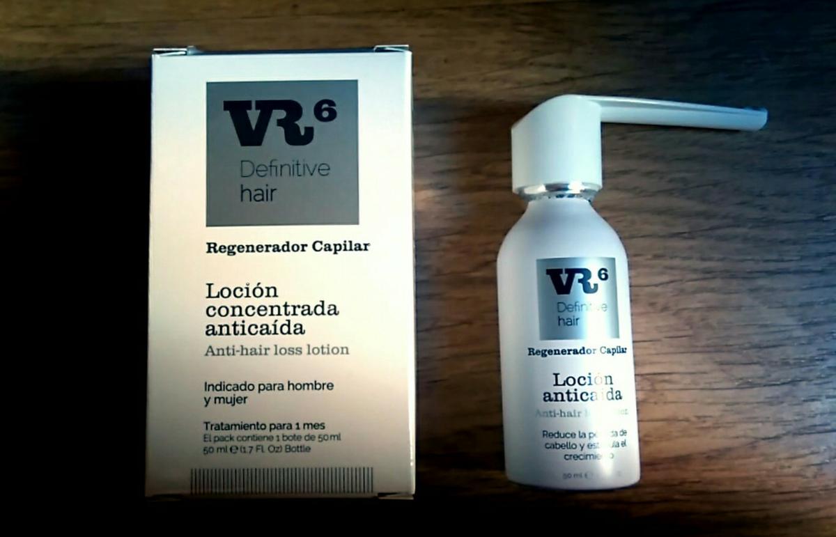 Loción concentrada anticaída VR6 Definitive Hair