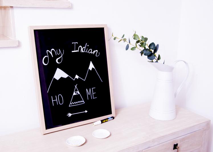 cuadro efecto pizarra