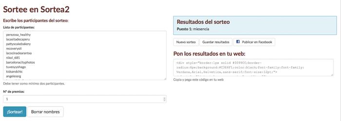 sorteo calendario de adviento, día 14