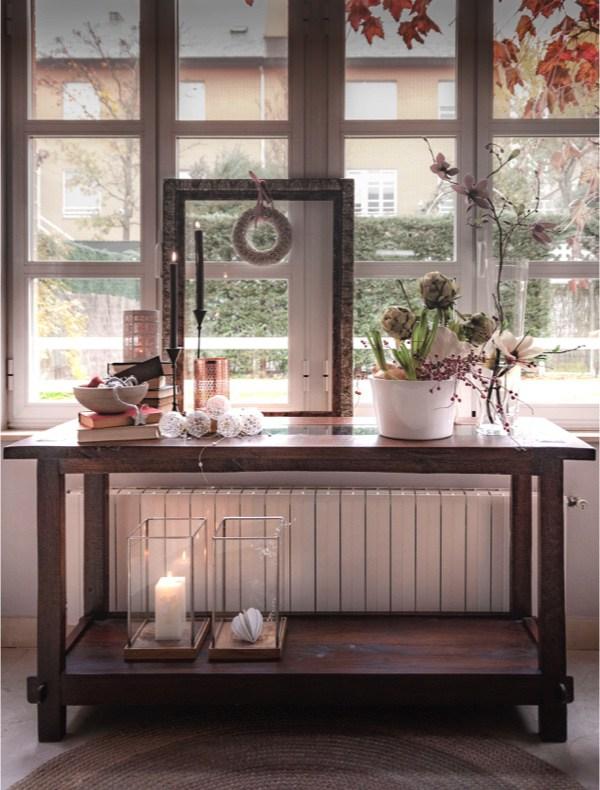 Composición navideña en casa de Decor&Links