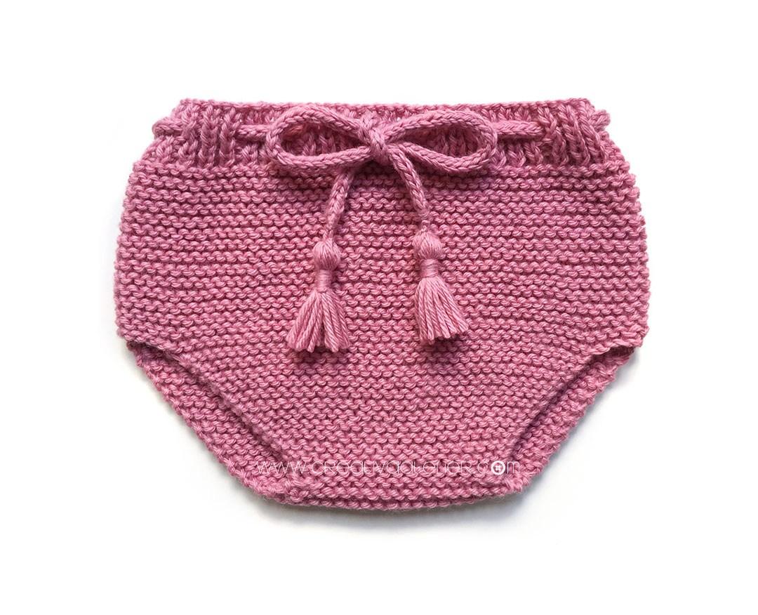 Cubrepañal de punto bobo de bebé DIY Tutorial y patrón