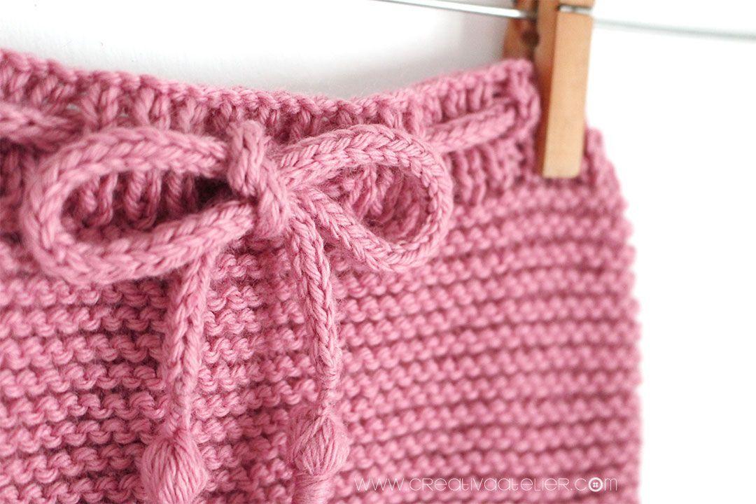 Cubrepañal de punto bobo de bebé DIY Tutorial y patrón