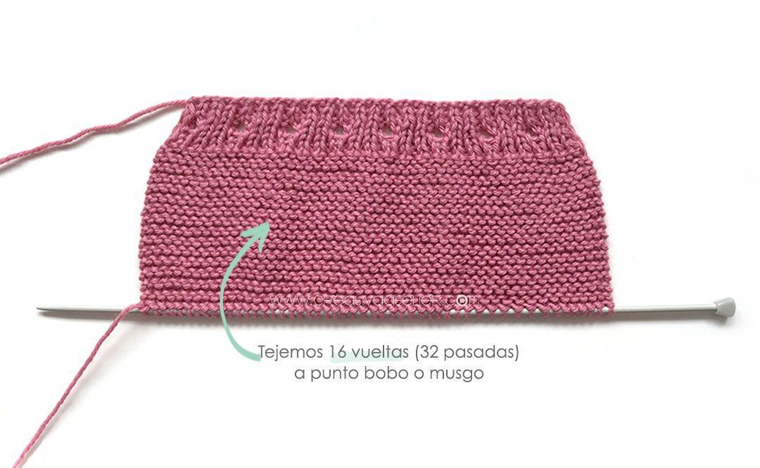 Cubrepañal de punto bobo de bebé DIY Tutorial y patrón