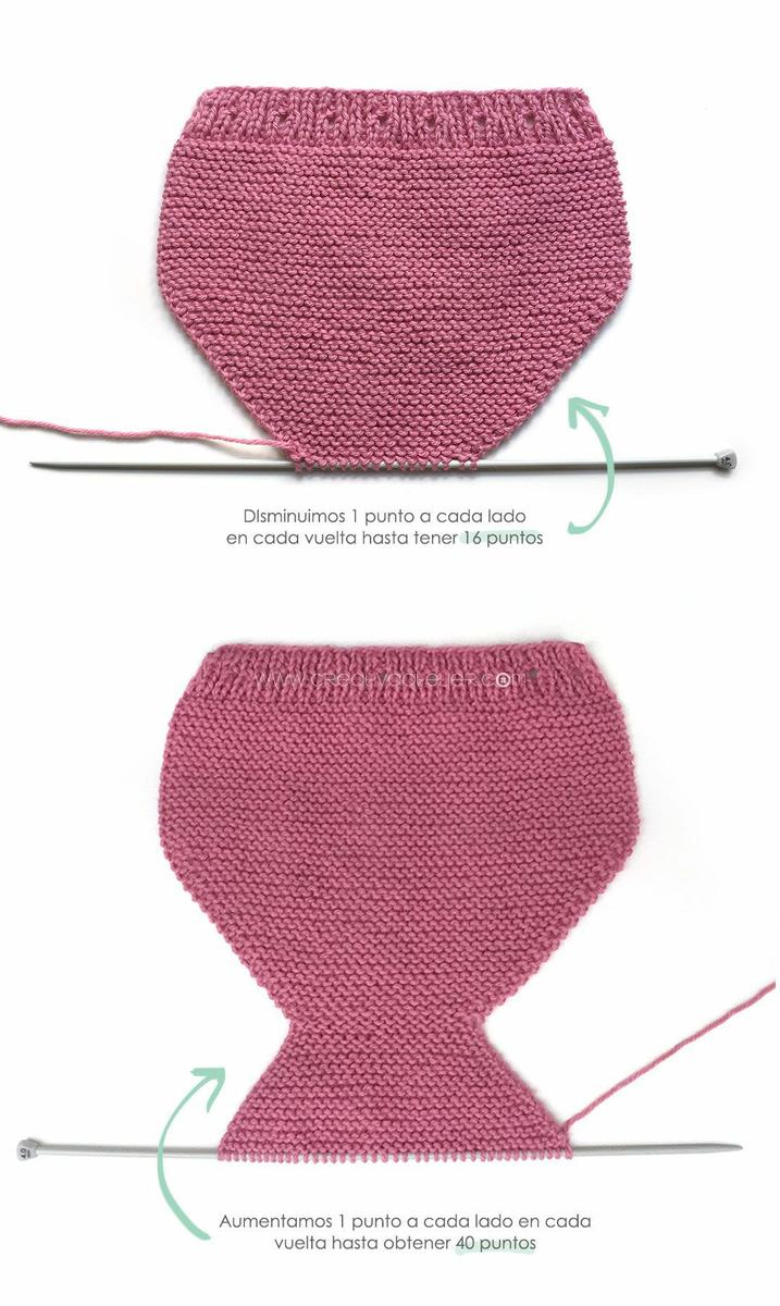 Cubrepañal de punto bobo de bebé DIY Tutorial y patrón