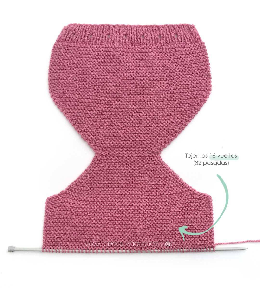 Cubrepañal de punto bobo de bebé DIY Tutorial y patrón