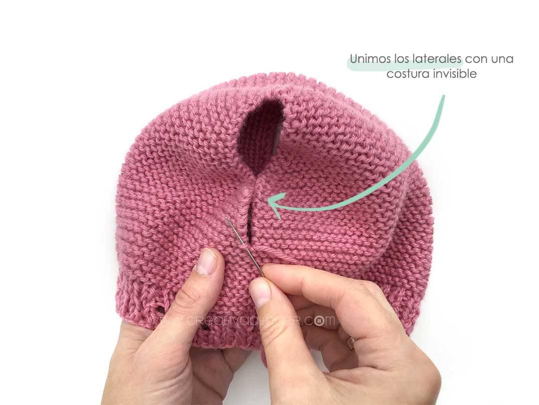 Cubrepañal de punto bobo de bebé DIY Tutorial y patrón