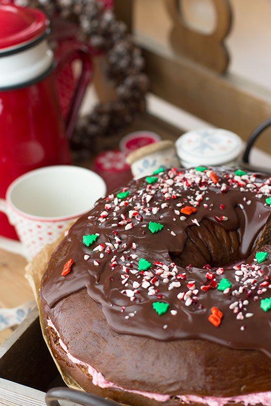 roscón de reyes de chocolate