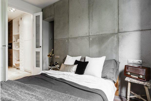 concrete-wall-bedroom