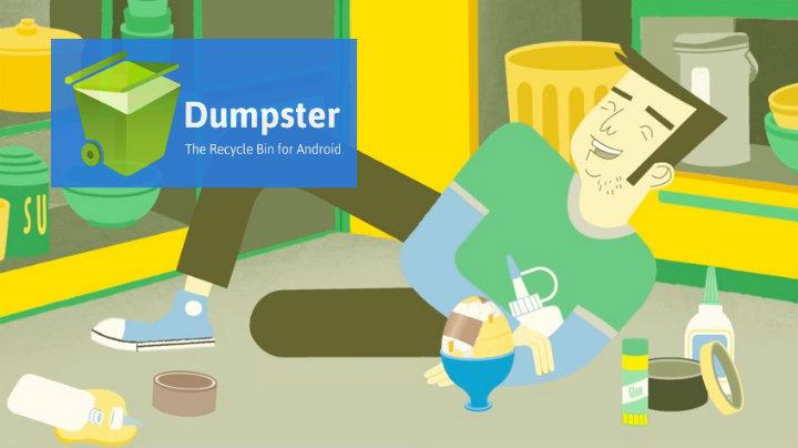 Dumpster Papelera de reciclaje Android descargar gratis recuperar fotos videos whatsapp carpetas archivos reciclar Windows Mac Linux