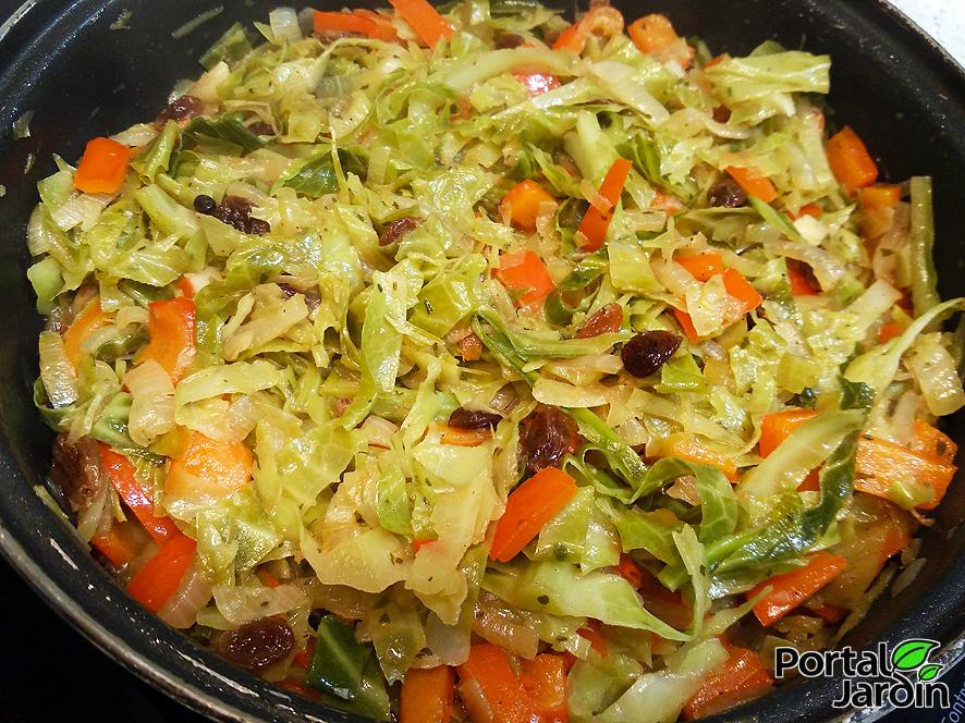 berza con arroz integral