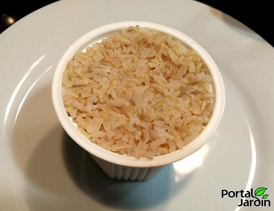 berza con arroz integral