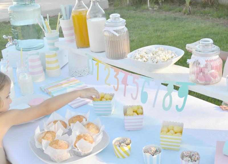 guirnalda números fiesta de vuelta al cole