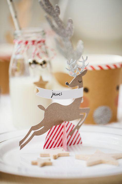 decoración mesa navidad