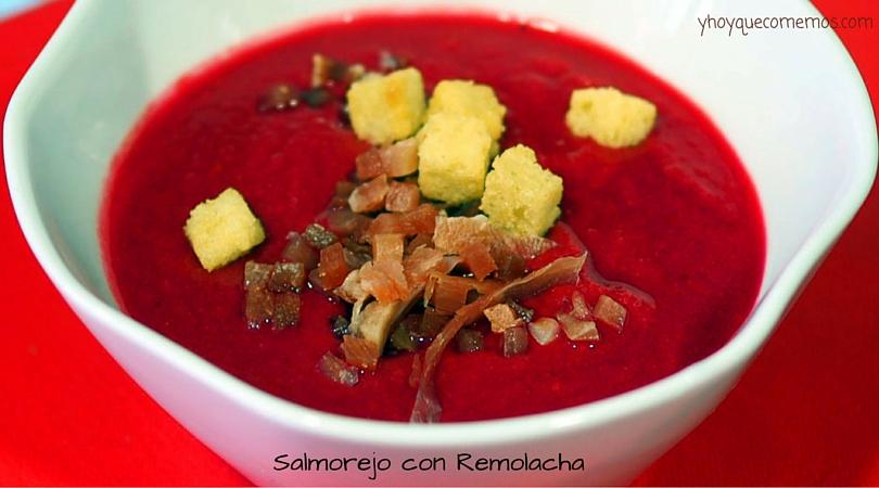 salmorejo de remolacha