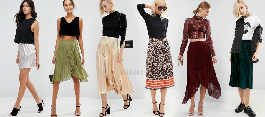 falda plisada asos 2