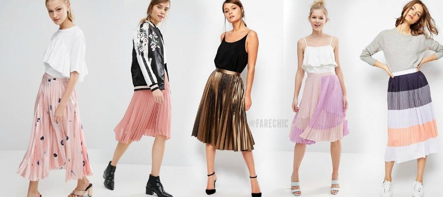 falda plisada asos 3