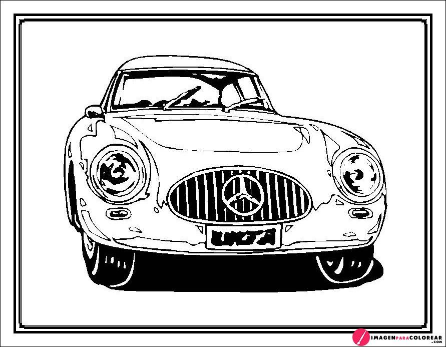 Mercedes Para Colorear