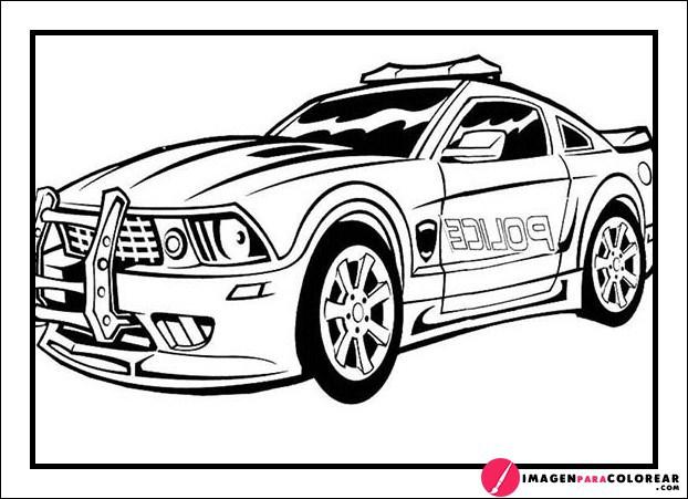 Policia Para Colorear