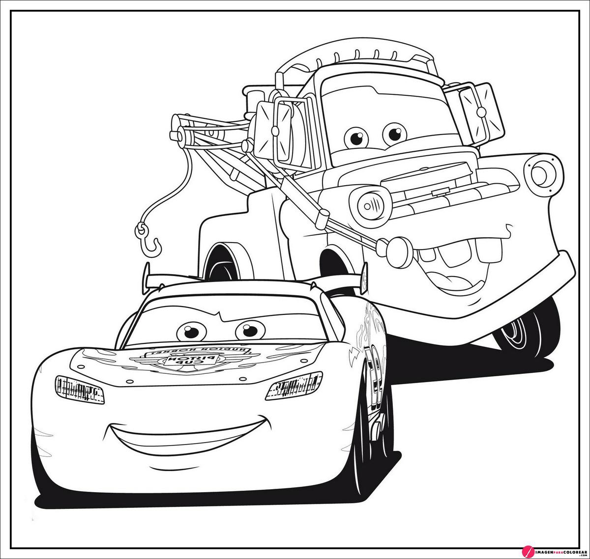 Cars Para Colorear