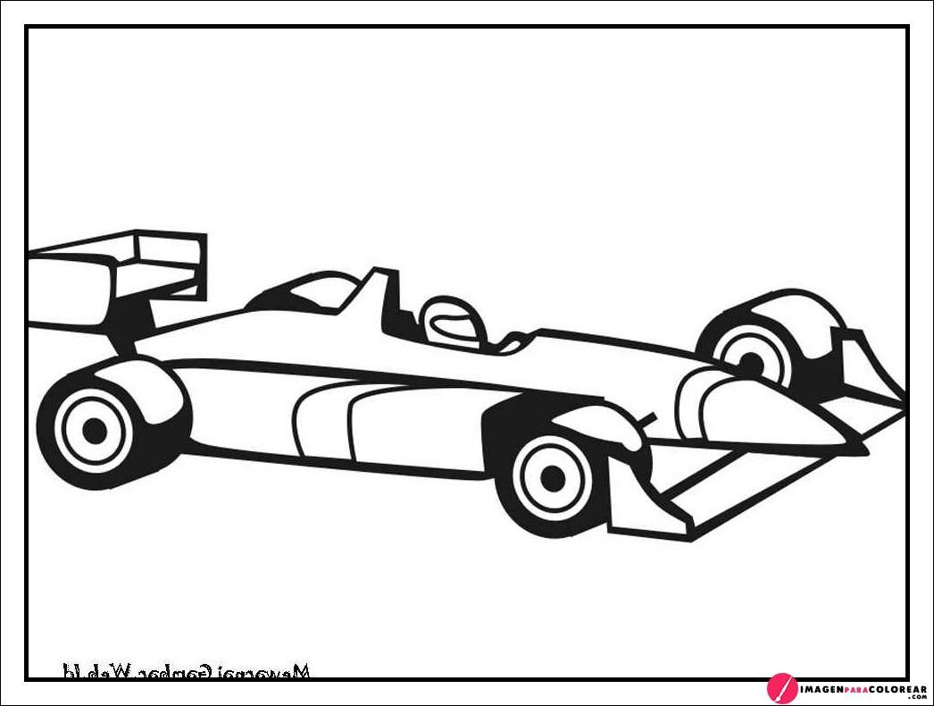 Coche Formula 1 Para Colorear