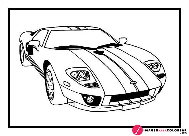 Dibujo Coche Para Colorear