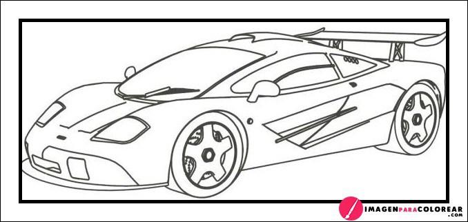 Dibujo Coche Deportivo Para Colorear