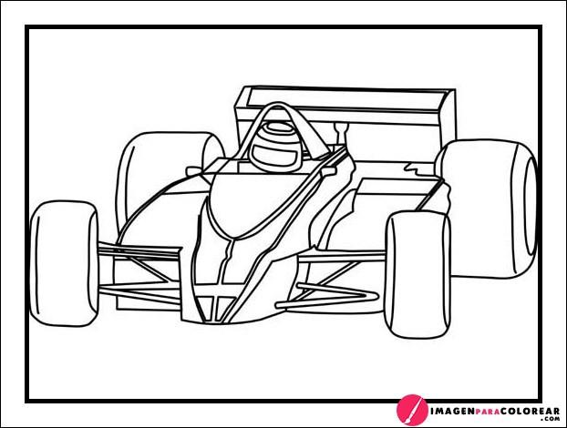 F1 Para Colorear