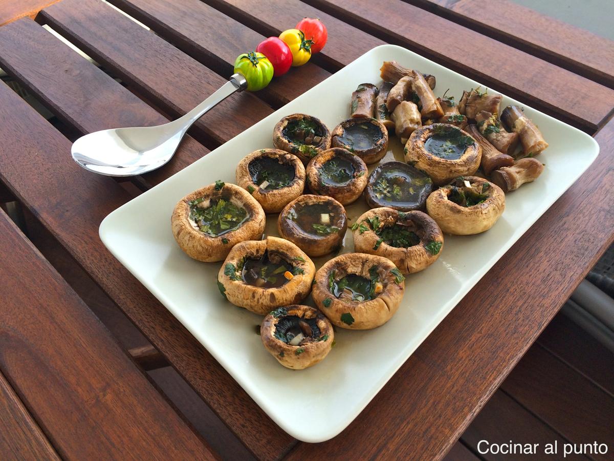 Champiñones al horno 