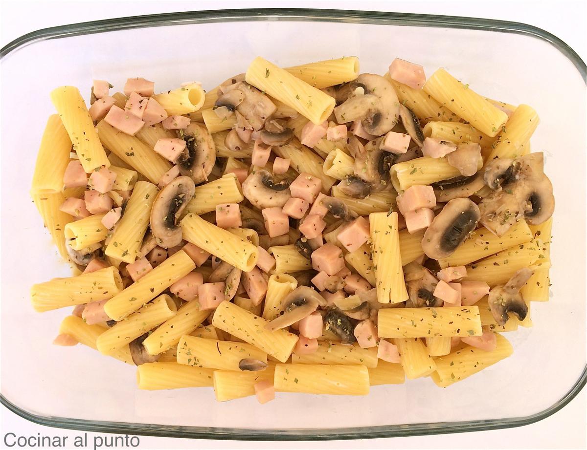 Pasta carbonara light 