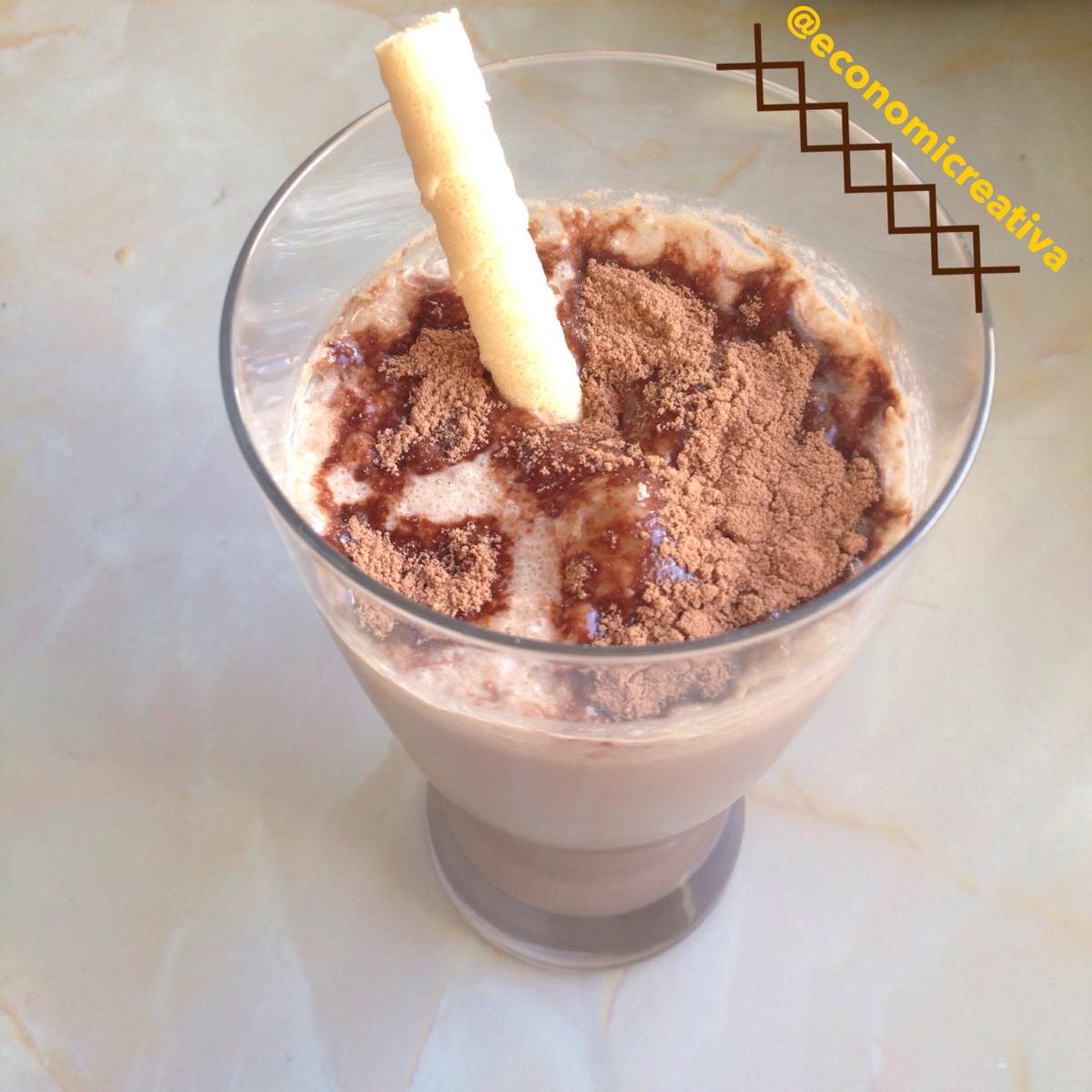 Batido de plátano y Nutella